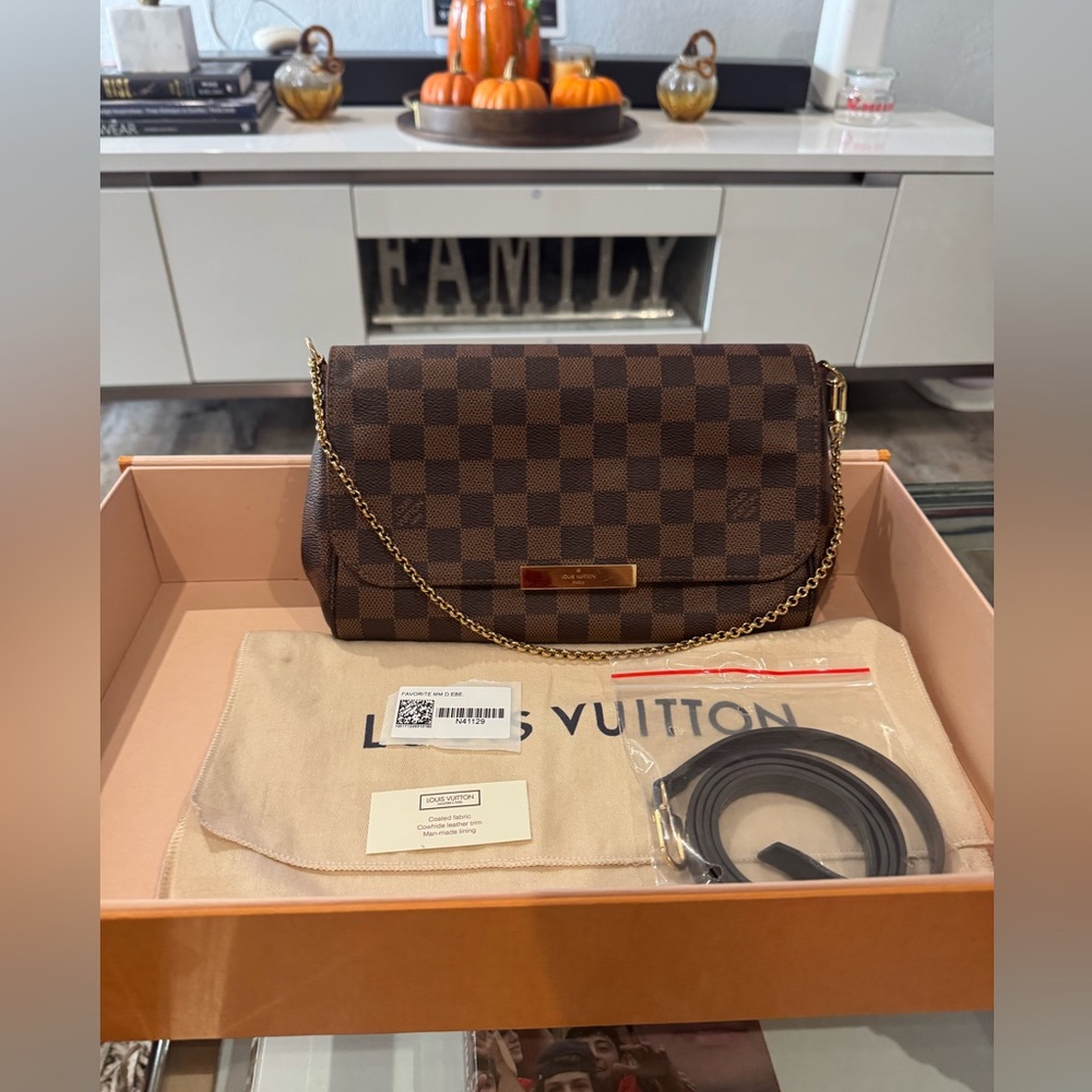 Louis Vuitton Favorite MM Damier Ebene Brown